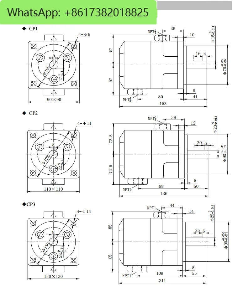 Гидравлический масляный насос YB1-6.3 YB1-10.16.4.20 25.40.50.80 лопастной