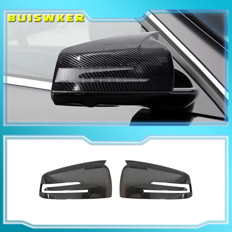 

Side Mirror Cap Covers For Mercedes Benz W176 W246 W212 W204 C117 X156 X204 W221 C218 A B C E S CLA GLA GLK Class Black