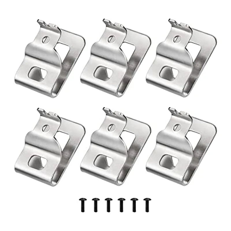 

Belt Clip, Stainless Steel Drill Tool Clips Hook Kit With Screws For N268241 Fit For 20V Power Tools DCD980 DCD985