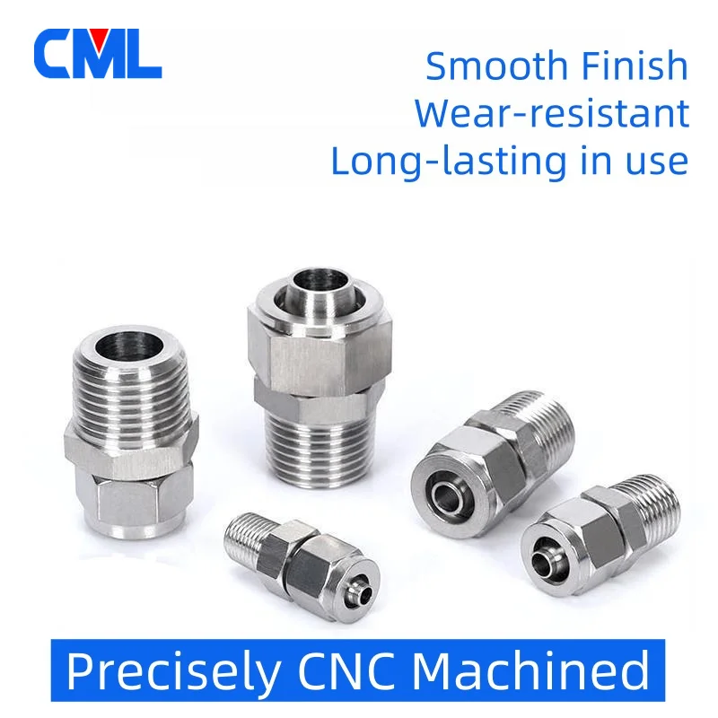 Подходит для шланга OD 4/6/8/10/12 мм до 1/8 &quot1/4&quot 3/8 &quot1/2&quot BSPT Thread 304 фитинг труб из