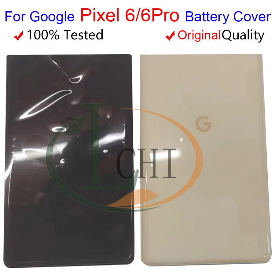 Задняя крышка батарейного отсека для Google Pixel 6 Pro Pixel6 стеклянная панель задняя