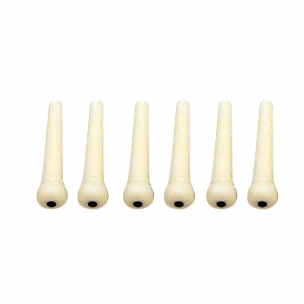 

IRIN 6 Pcs Bridge Pin Classical Style Dot Acoustic Guitar Musical Stringed Instruments Guitar Parts Accessories