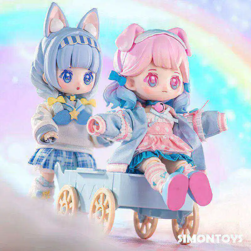 Фото Оригинальная коллекционная фигурка Nyzaii'S Sweet Imagination Series BJD в закрытой коробке, милая кукла-фигурка, декор для рабочего стола, таинственная коробка, игрушка для девочек №5