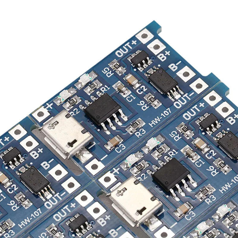 30 шт. аксессуары: 20 10 Вт Чистый белый 1100 лм Светодиодная лампа и Mini USB 18650 TP4056