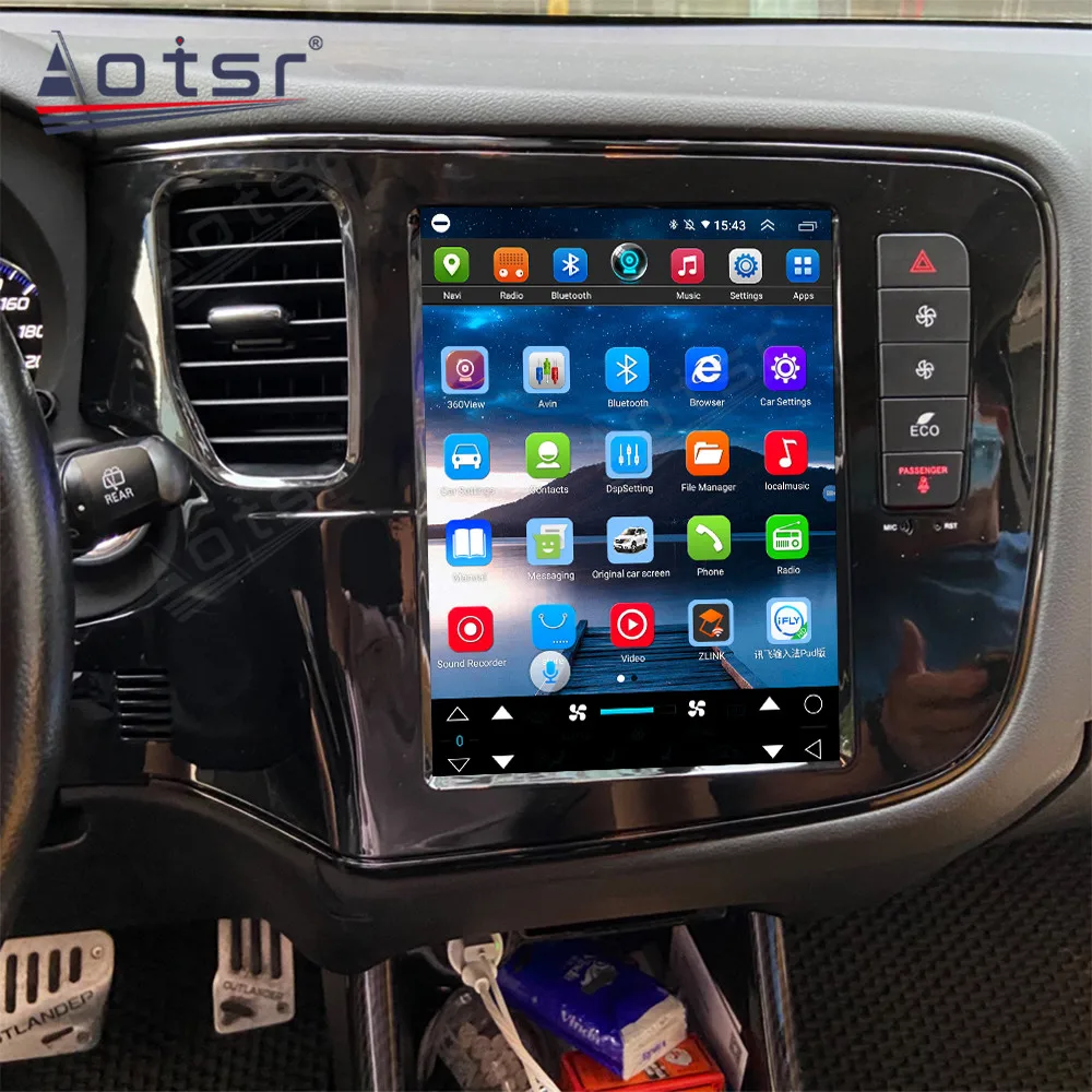 128G Android 11 Tesla Style для Mitsubishi Outlander 3 III 2013-2018 Авто Радио Стерео Автомобильный