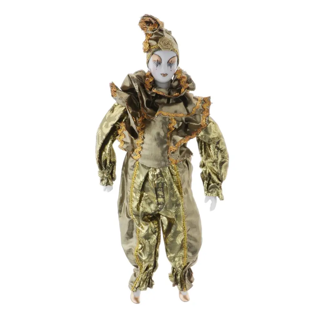 Harlequin Collectible Display Doll Figures - 42*10cm - 2 Styles to Choose