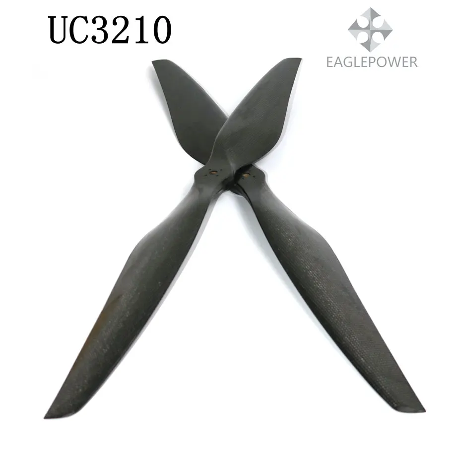 

1 Pair 32 inch UC3210 Carbon Fiber Matte Propeller High Efficiency Straight Paddle Prop for Aerial Agriculture VTOL-UAV Drone