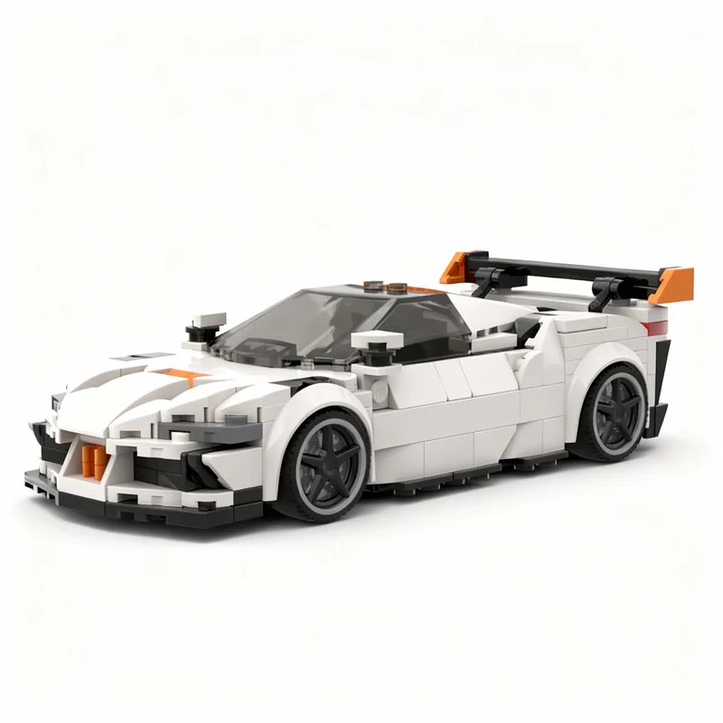 349 деталей MOC Ferrari SF90 XX Stradale City Champions: Конструктор, модель для сборки, игрушка, рождественский подарок, креативная идея для самостоятельной сборки (art.: 3920da63fc47f) - 3920da63fc47f