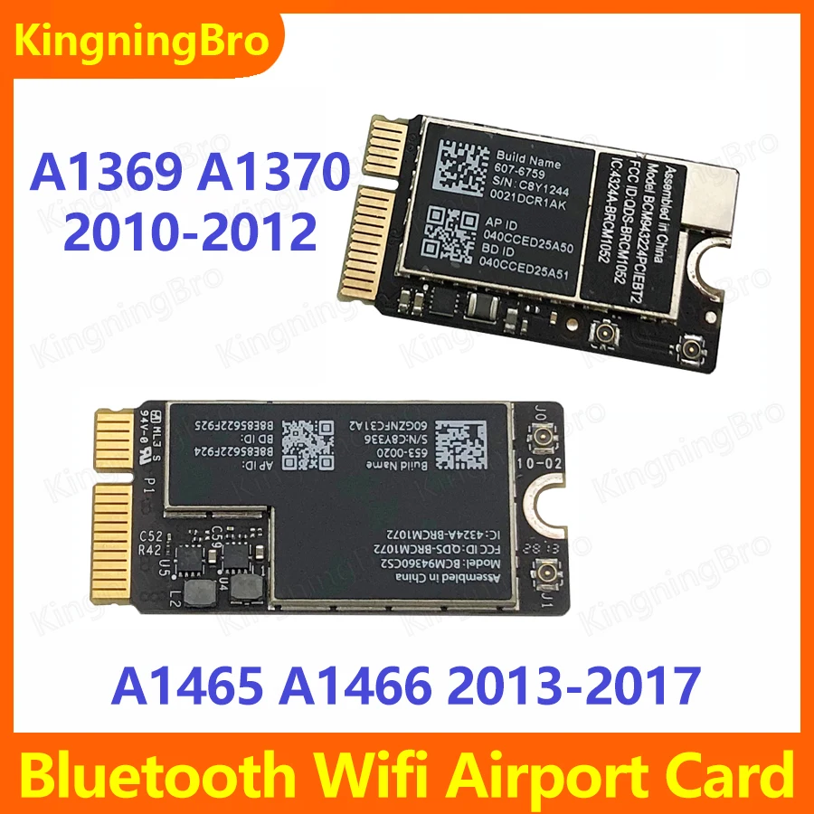 

Тестированная Bluetooth Wi-Fi карта для Macbook Air 11 "13" A1370 A1465 A1369 A1466 BCM943224PCIEBT2 BCM94360CS2