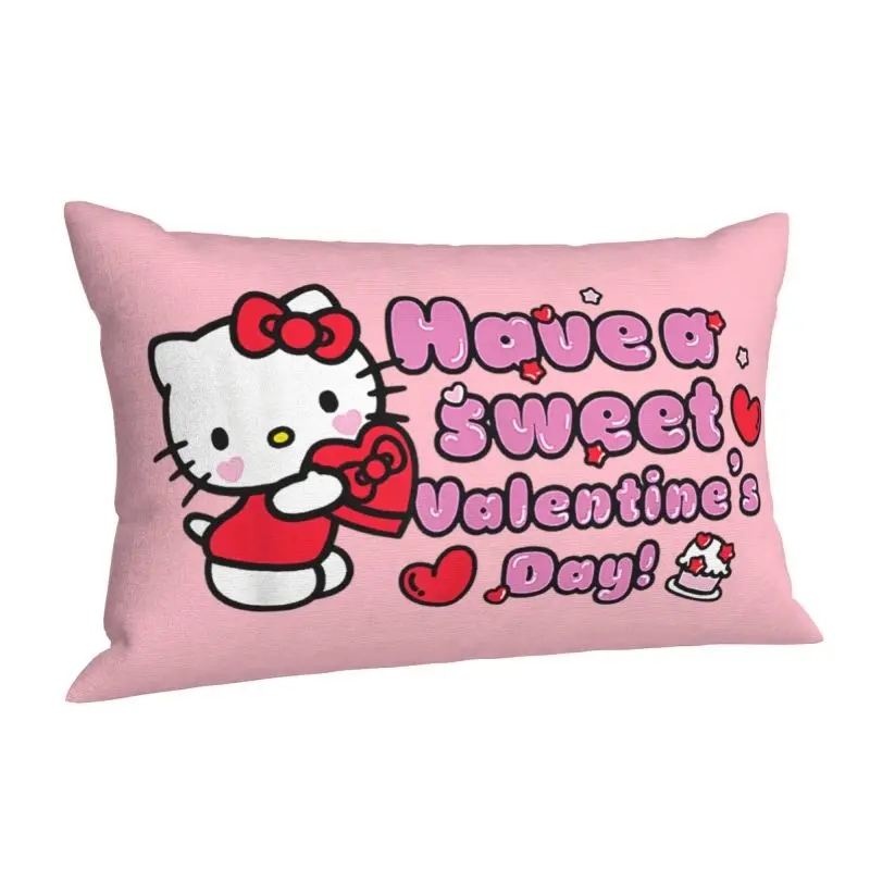 Чехлы на подушки с изображением кота Hello Kitty заказ милые прямоугольные наволочки
