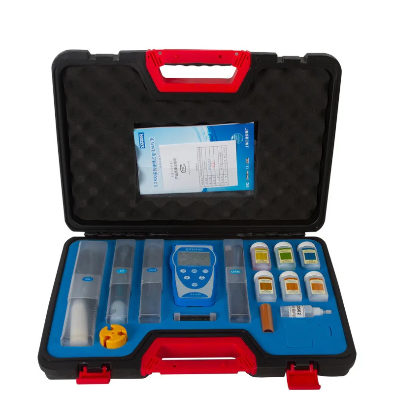 Портативный измеритель pH проводимости и растворенного кислорода Shanghai Sanxin SX836