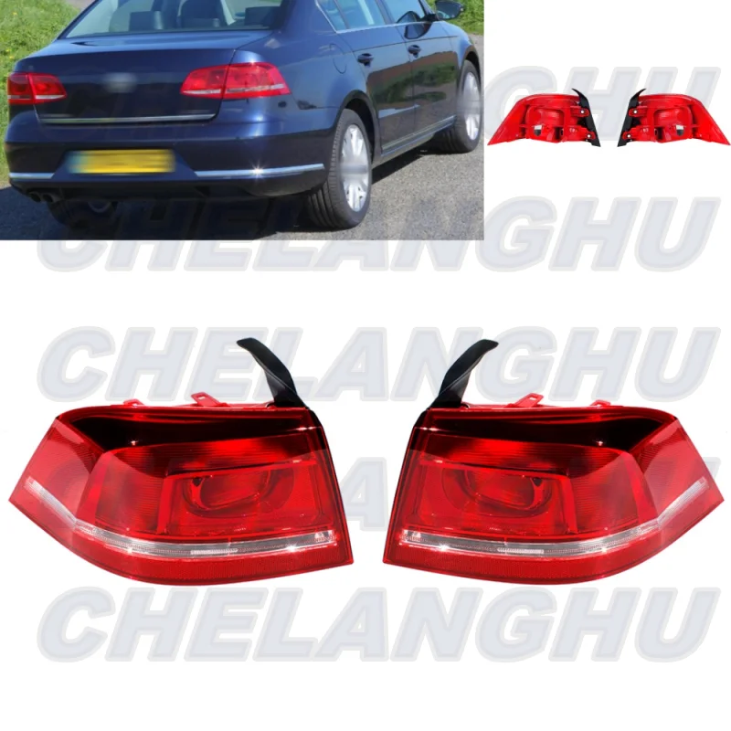 Для VW Passat 2011 2012 2013 2014 2015 европейская версия 1 пара внешний задний фонарь тормоз без