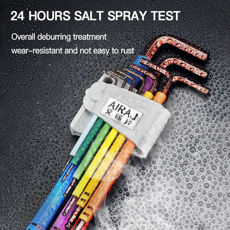 9 шт. шестигранный ключ AIRAJ метрический Размер L шариковый конец звездообразная