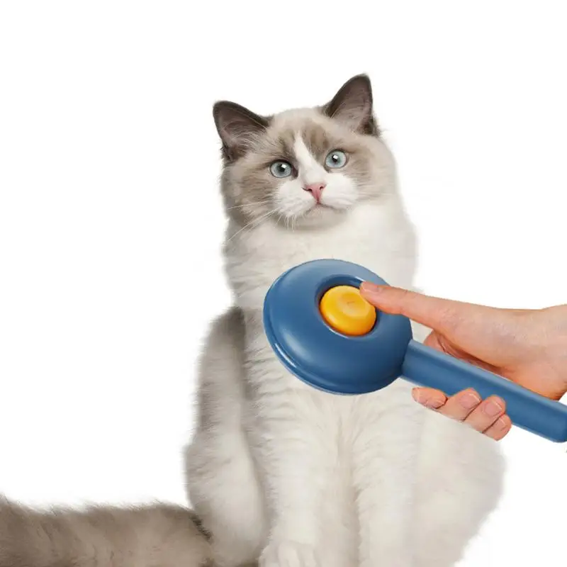 

Cat Brush For Shedding Self Cleaning Grooming Brush Dog & Cat Brush For Shedding & Grooming Dematting & Detangling Portable Dog