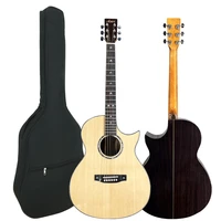aiersi guitars musical instruments cutaway spruce top acoustic guitar