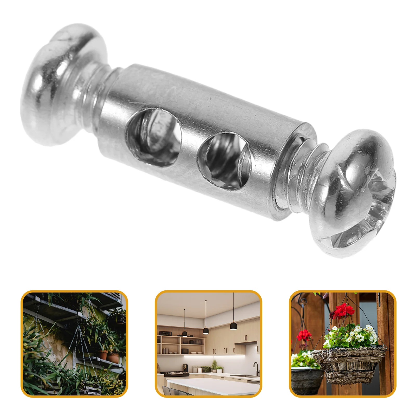 10-częściowe zaciski do lin stalowych kabli Regulowany klips ze stali nierdzewnej Poręcze z włókna węglowego