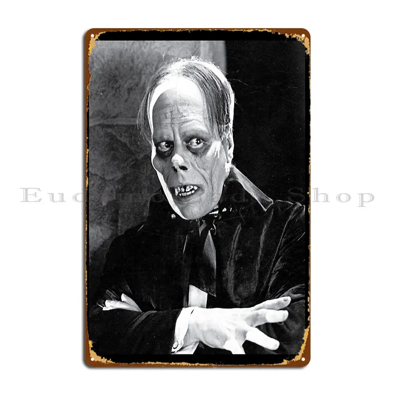 Фото The Phantom Of The Opera Lon Chaney металлическая табличка вечерние Cinema создание клубного бара Печатный жестяной знак плакат №1