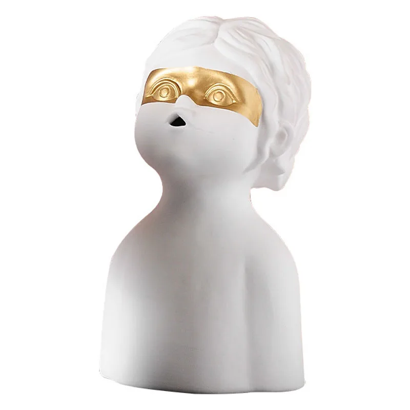 

Creative Portrait Decoration Art Modern Living Room TV Cabinet Entrance Wine Cabinet Bookshelf Home Craft Decorations,B