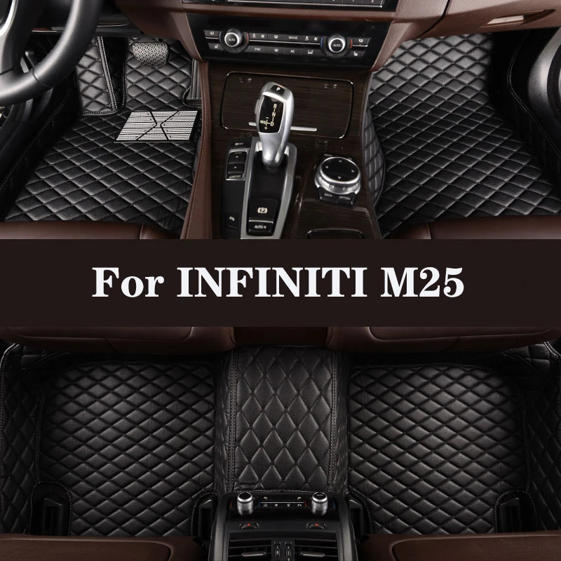 

HLFNTF Full surround custom car floor mat For INFINITI M25 2007-2013 car parts car accessories Automotive interior