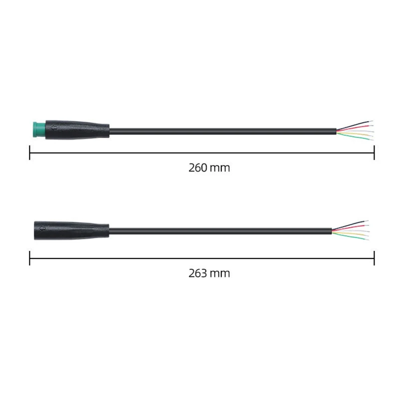 M6 2 3 4 5-контактный электрический разъем Julet проводка линии тормозной кабель для
