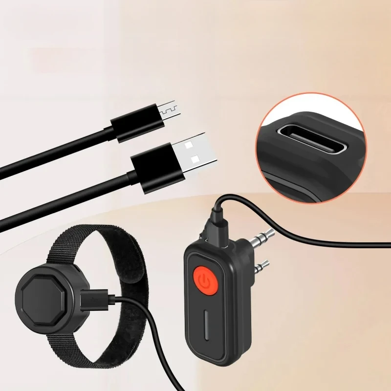 Фото BT-E2 Рация 2.4G Беспроводная гарнитура с шумоподавлением, гарнитура hands-free, замена для UV-5R UV-32 UV-21 №2