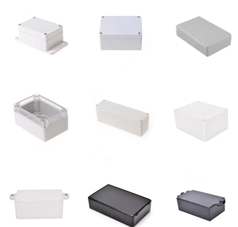 

White Black New Plastic Electronic Project Box Enclosure Instrument Case DIY