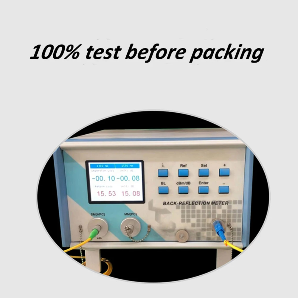 50 шт. профессиональный оптоволоконный патч-корд 3D SC SM G652D OS2 Simplex 3 0 мм длина 1 метр с