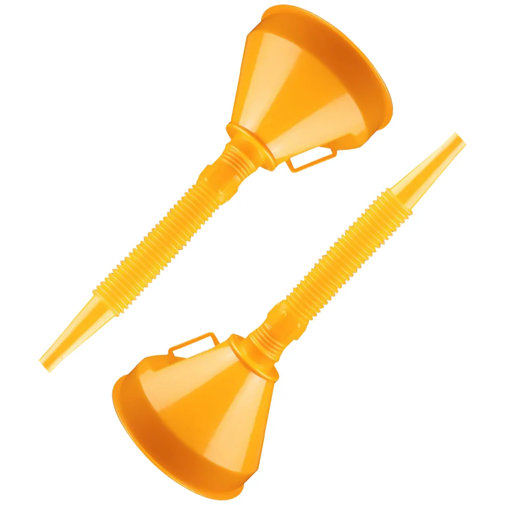 

2pcs Vehicle Funnel with Funnel Set Flexible Spout Extension Car Extension Funnel Wide Mouth Fuel Fuel Funnel