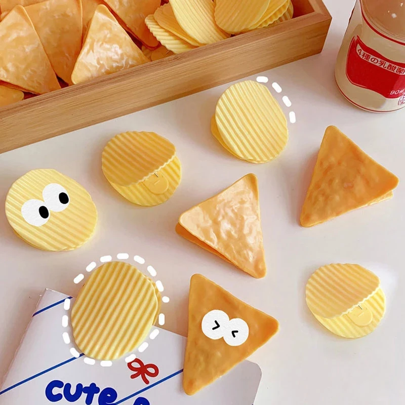 

Potato Chips Clip Bag Clips Food Seal Clip Storage Snack Kitchen Food Sealing Clip Food Packaging Sealer Creative Plastic Clip
