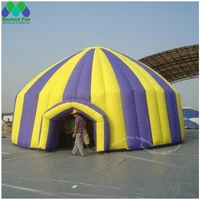 fashion portable inflatable yurt tentoutdoor geodesic dome circus tent giant temporary shelter for sale