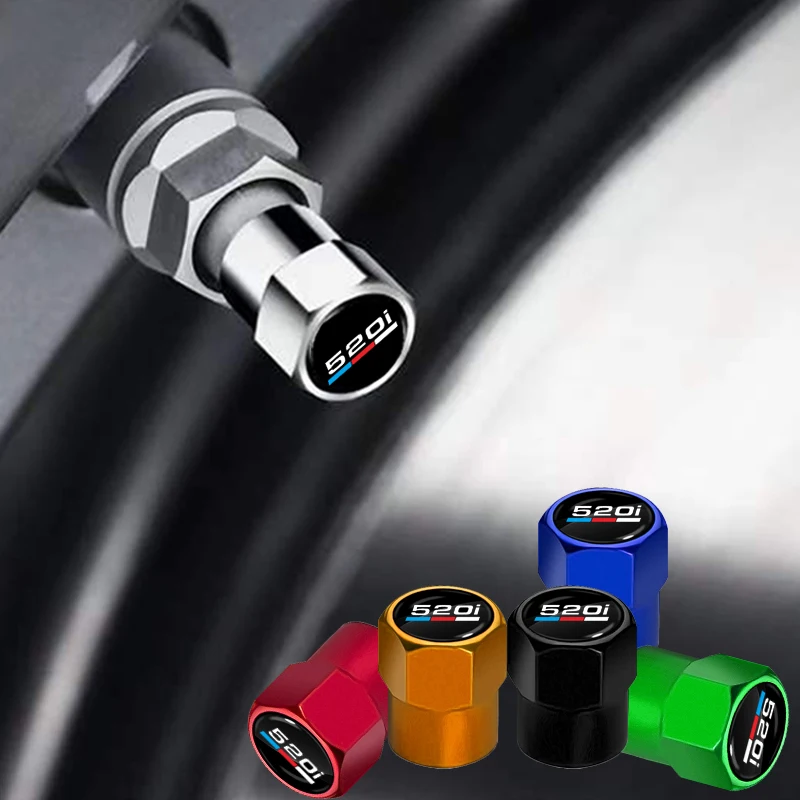 

New Metal Car valve Wheel Tire Valve Stem Caps Auto accessories For BMW M 520i 430i 420i 330i 320i 730i 530i 730i GT Car styling