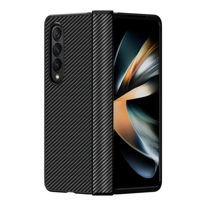 

Kevlar Carbon Fiber Case For Samsung Z Flod 3 Z Flod 4 Magnets Flip cover shells coque funda For Samsung Z Flod 3 Z Flod 4 Case