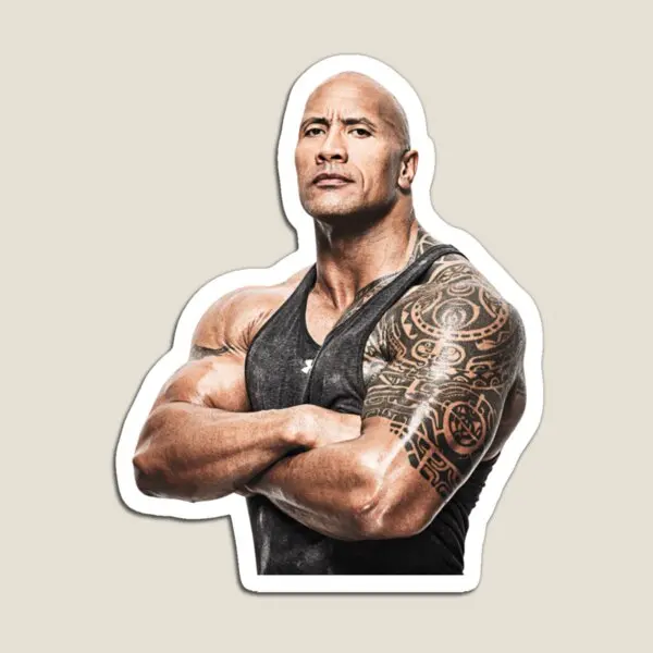 Dwayne Johnson  Magnet Toy Refrigerator for Fridge Organizer Children Baby Funny Magnetic Home Kids Decor Colorful Holder