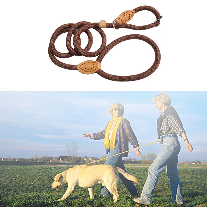 

Поводок для домашних питомцев, тренировочная P-цепочка для щенков, регулируемый нейлоновый поводок, ошейники, поводки для собак