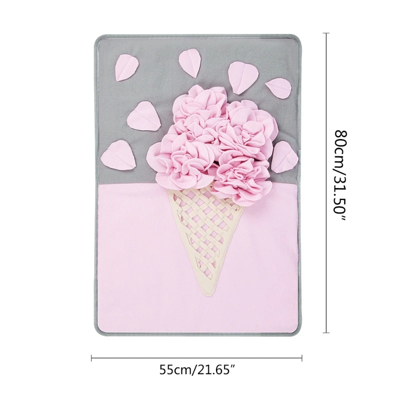 

Pet Dog Snuffle Mat Nose Smell Training Blanket Sniffing Pad Slow Feeding Bowl