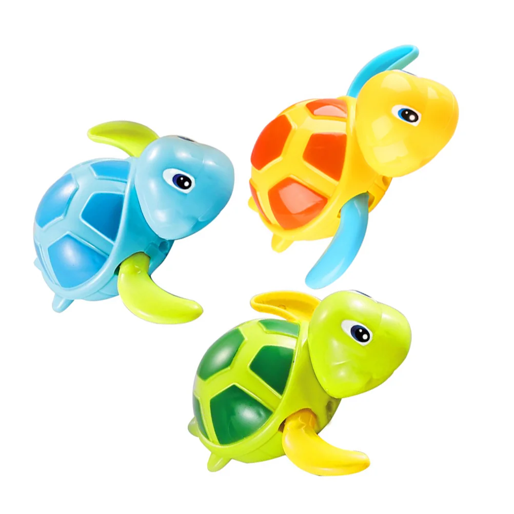 

Playing Water Wind-up Toy Toys Bath Shower Bathing Kid Baby Tub Clockwork Sea Turtle Twine Cartoon Child