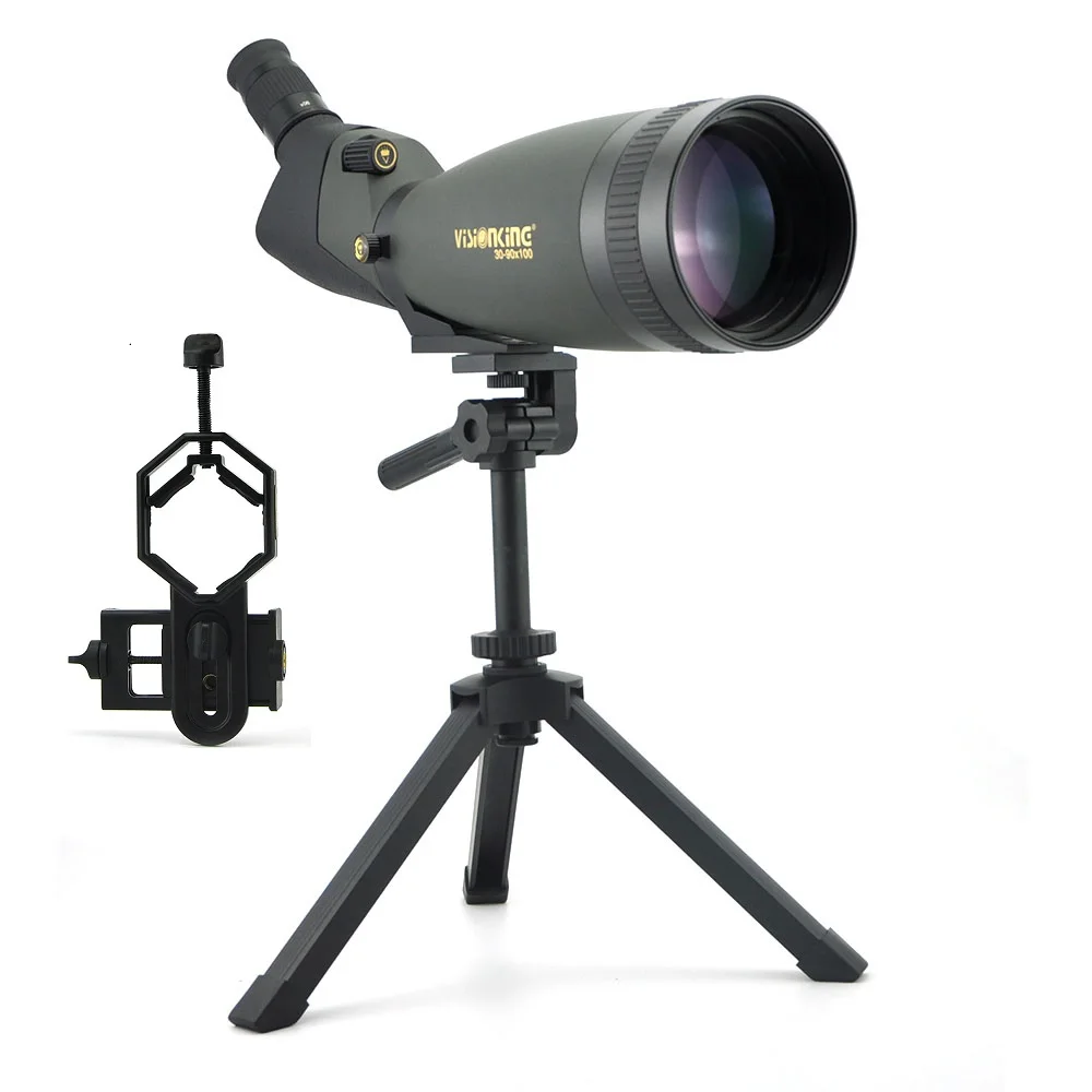 

Visionking 30-90x100 Hunting Spotting Scope BAK4 Monocular Telescope Wide View Birdwatching Golf Sight Scope