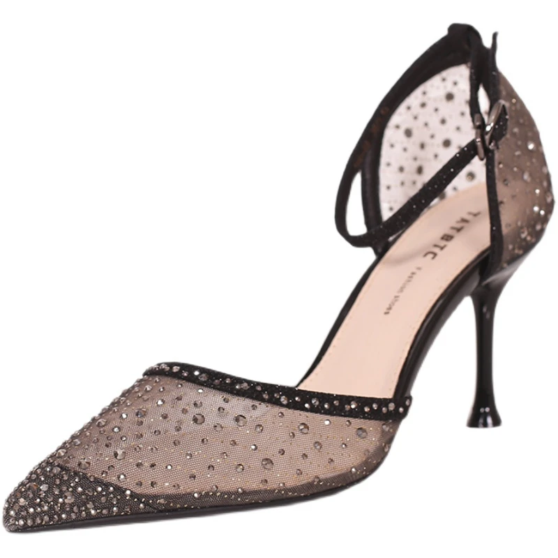 

2022 sexy high heels women brand design high heels night club rhinestones women's high heels party wedding shoes high heels