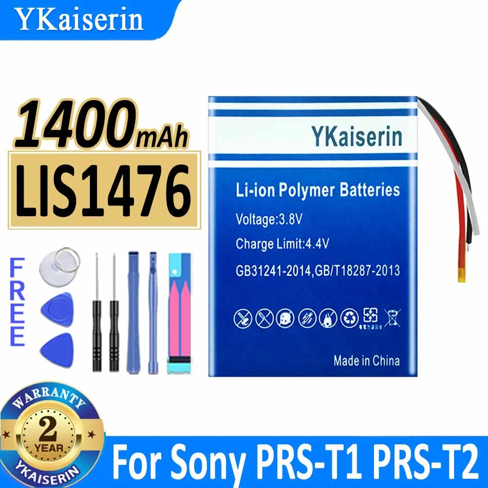 

YKaiserin Replacement Battery LIS1476 1400mAh for Sony 1-853-104-11 LIS1476MHPPC (SY6) PRS-T1 PRS-T2 PRS-T3 PRS-T3E PRS-T3S