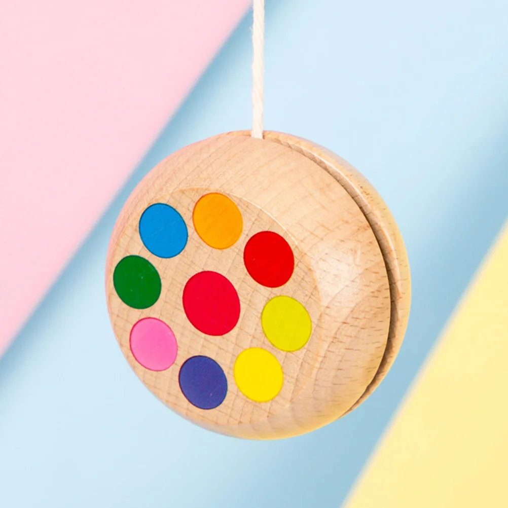Yo-Yo деревянные детские игрушки Йо милый шар Развивающие для малышей Детские