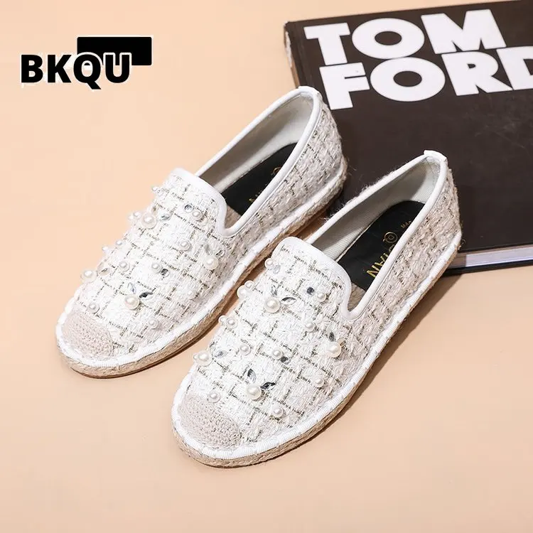 

BKQU 2022 новые женские туфли на плоской подошве для отдыха на открытом воздухе низкие Туфли удобная обувь для прогулок набор женских туфель