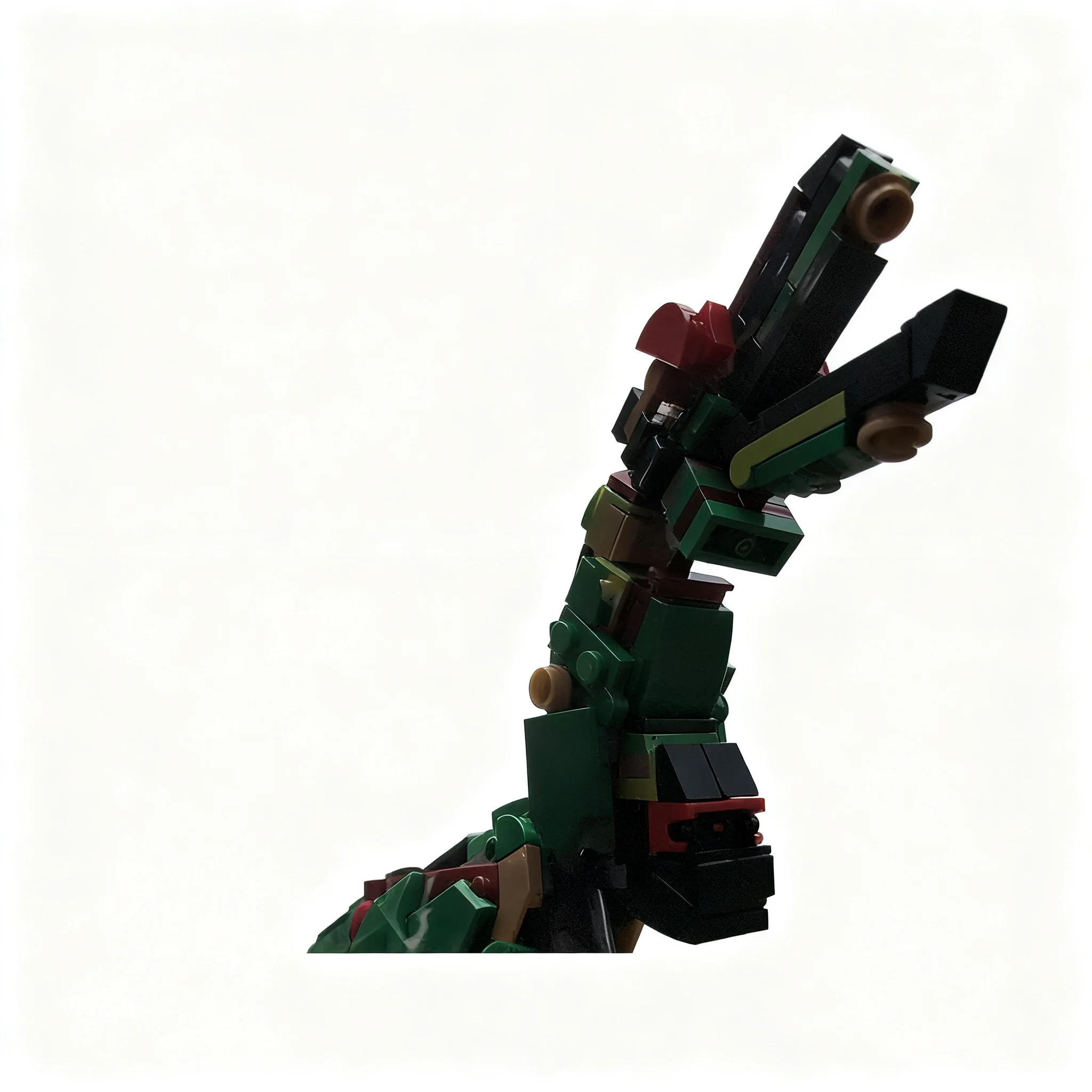 Фото 355 деталей MOC Creator Creator 3-в-1: Алоцератопс, Анакс, Коннер. Точная модель из строительных блоков. Рождественский подарок для сборки. №2