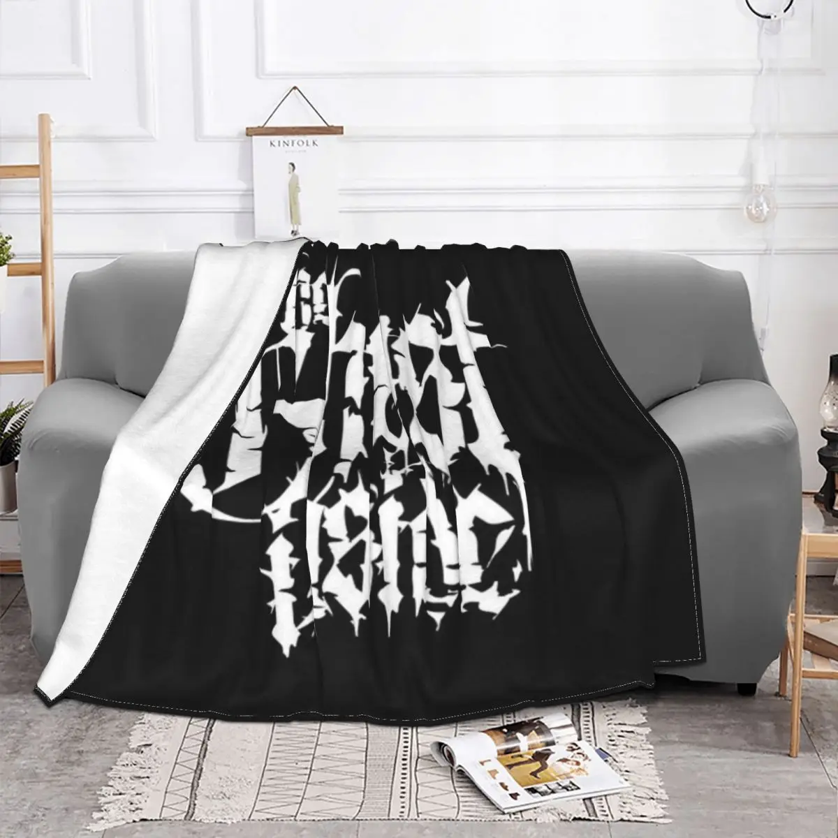 Ghost Band BC Rock одеяла фланелевые многофункциональные ультрамягкие покрывала с