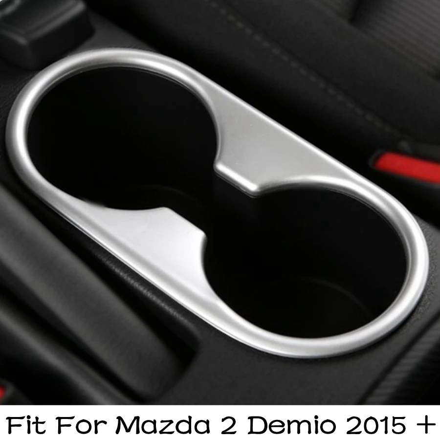 

Car Cup Stand Drinks Water Bottle Holder Decoration Cover Trim 1PCS Fit For Mazda 2 Demio 2015 - 2021 ABS Accessories Interior