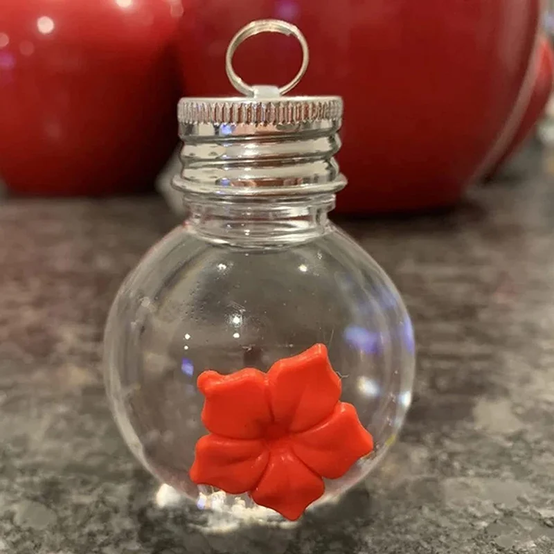 

Creative Bulb Hand Hummingbird Feeder Mini Round Hanging Feeder for Home Garden Courtyard YN17