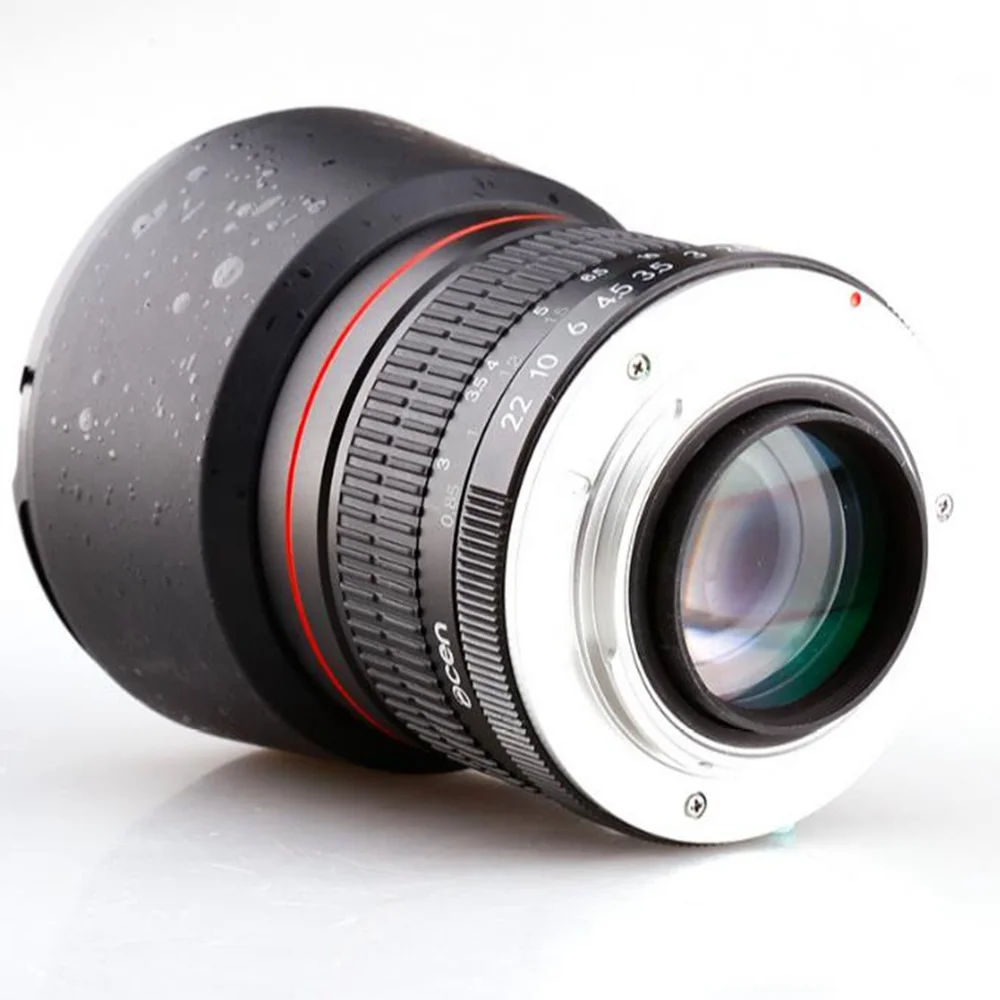 

Trend item camera lens with T mount adapter 85mm f/1.8 portrait lens camera lens
