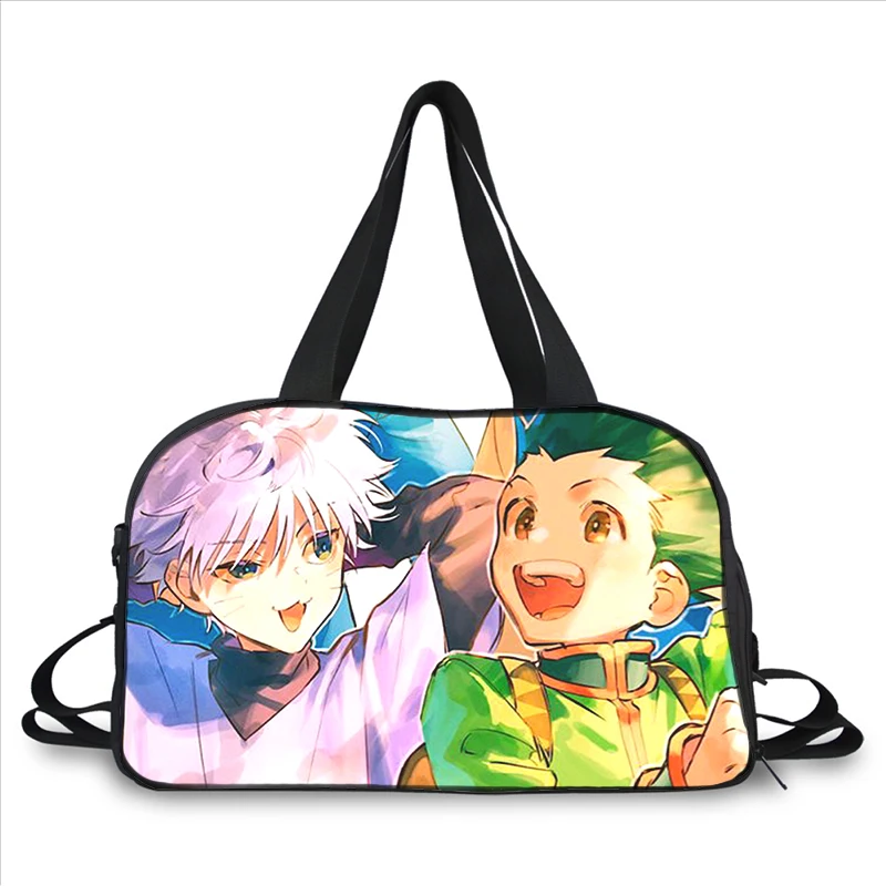 HUNTER×HUNTER Anime 3D printing fashion trend portable large capacity multi-function messenger bag travel bag