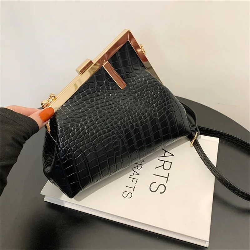 

2022 Новые известные дизайнерские брендовые сумки на плечо, модный металлический женский кошелек со змеиным рисунком, роскошные высококачес...