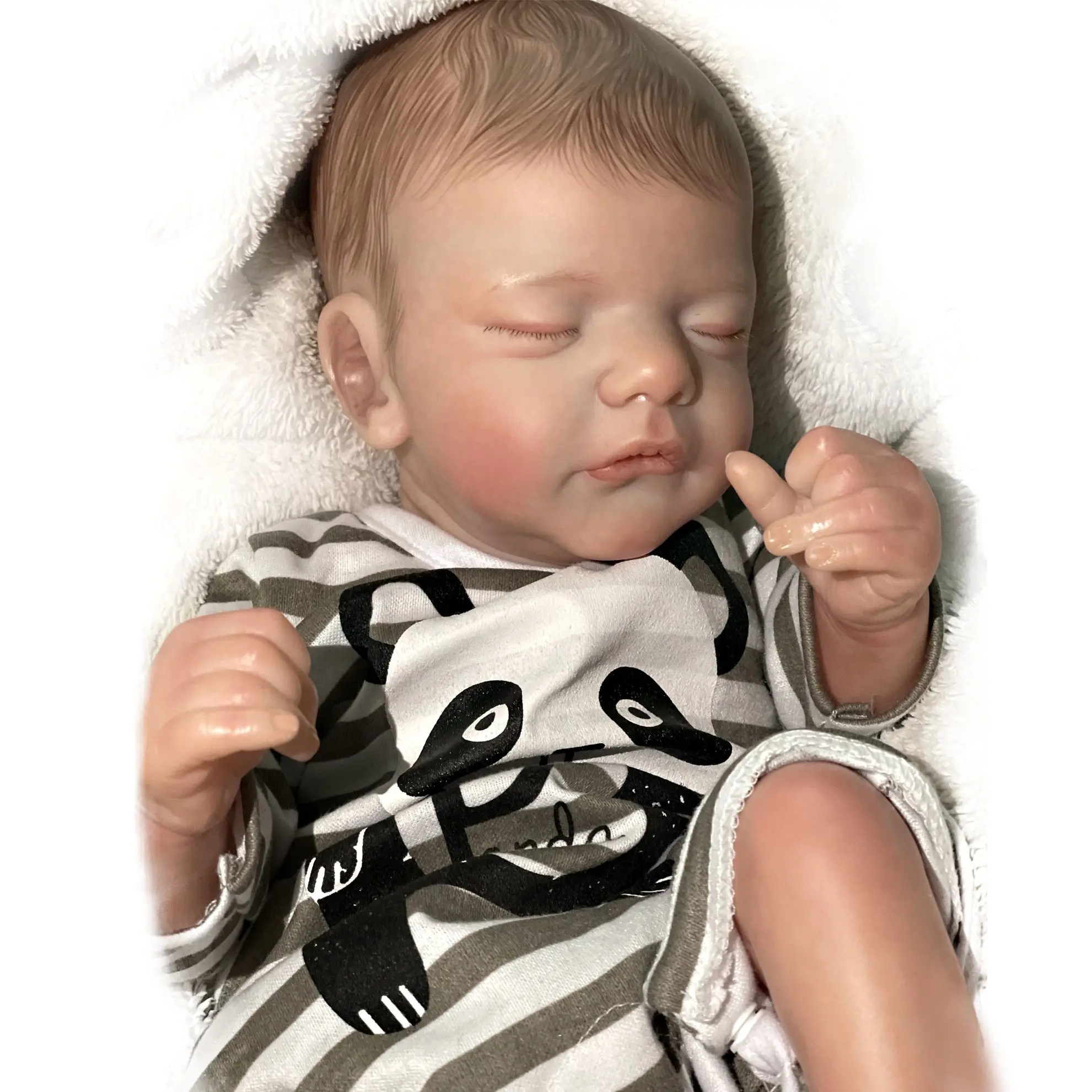 

Saskia 18 Inch Sam Painted Lifelike Handmade Reborn Doll RBGB11 Pеборн готовый levensechte babypop muñeco bebe recién nacido
