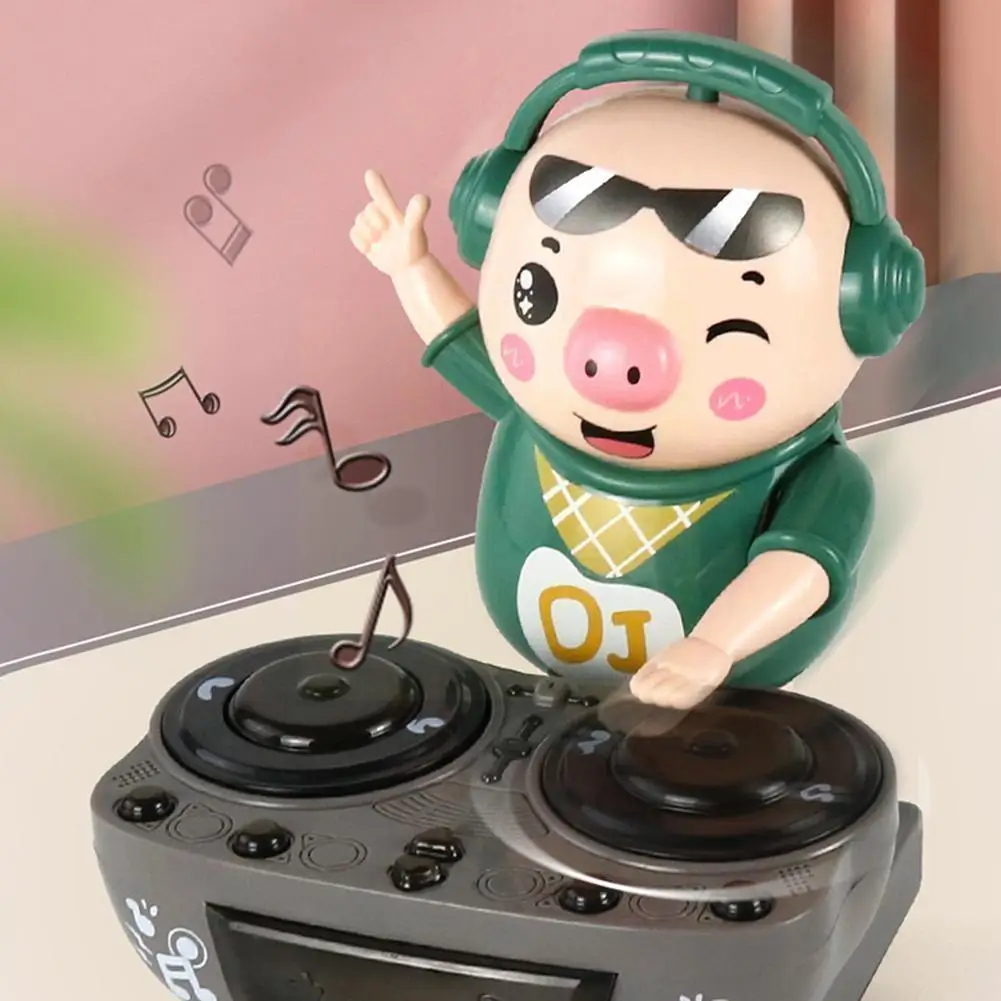 

Dj Music Dancing Pig Toy Rock Light Music Children 3 Sound Birthday Musical Toys Pig Shape Baby Gifts Effects Toy Elec C5q1